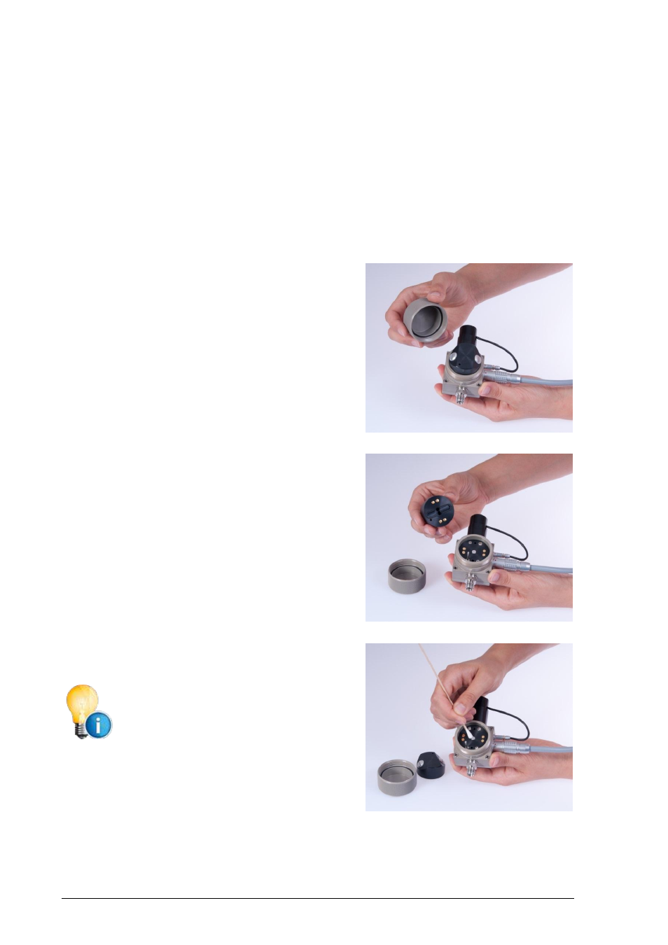 Mirror cleaning, Mirror, Cleaning | 3 mirror cleaning, Sh2 measuring head | ROTRONIC MBW 473 User Manual | Page 46 / 53