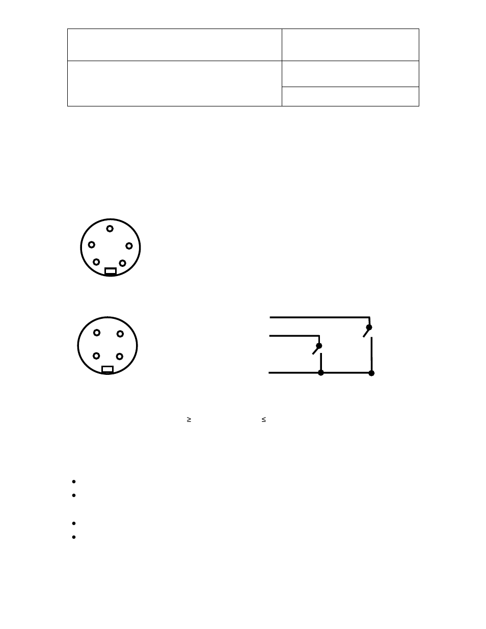 3 logical inputs (on / off), 4 pin-out diagrams, 5 operating limits | Logical inputs (on / off), Pin-out diagrams, Operating limits, In-e-ds-u4web-v1_14 | ROTRONIC Dockingstation with WEB-Server User Manual | Page 5 / 15