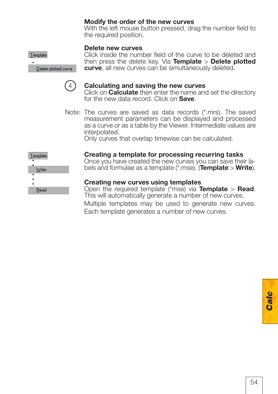 Calc | ROTRONIC LOG-HC2 Universal Datalogger User Manual | Page 54 / 60
