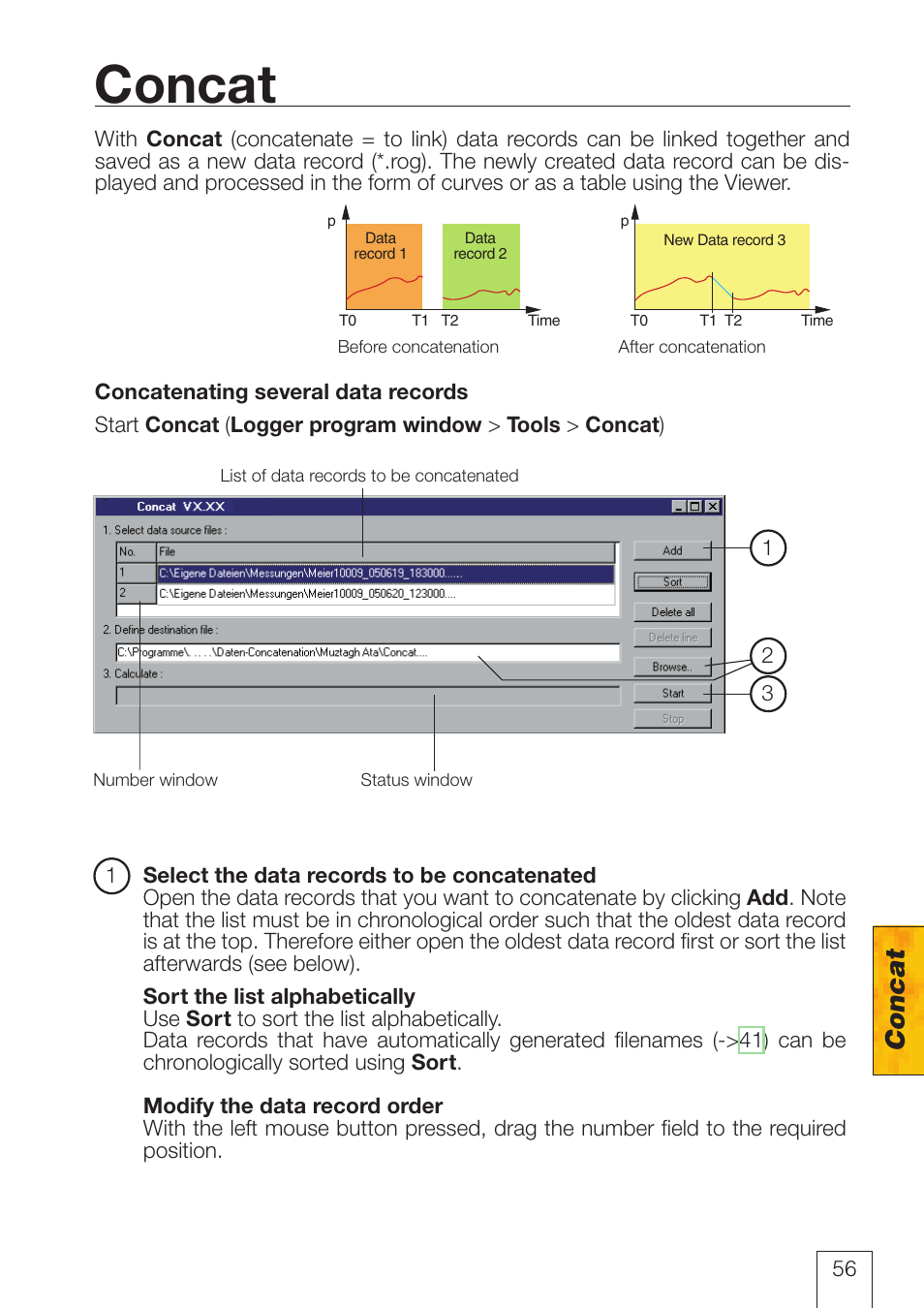 Concat | ROTRONIC LOG-HC2 Universal Datalogger User Manual | Page 56 / 60