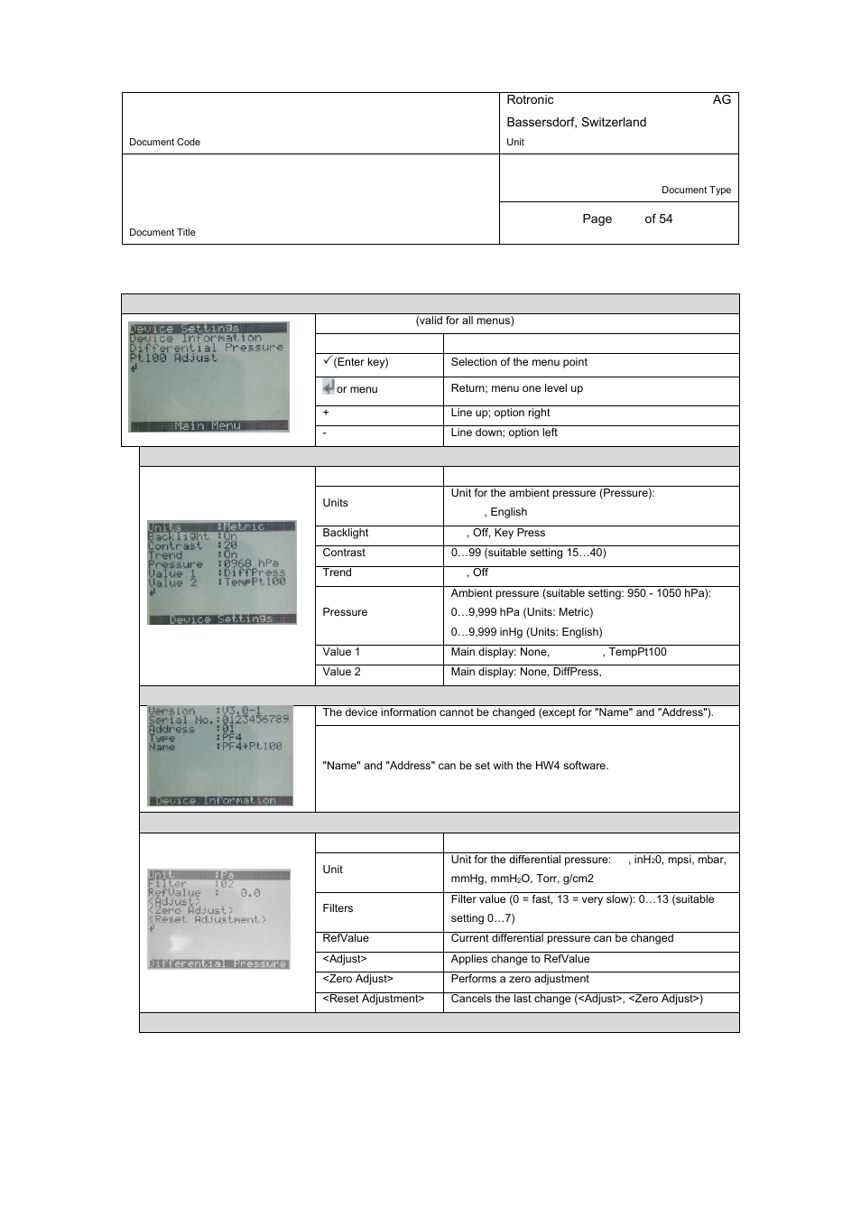 E-m-pf4-v1_00 | ROTRONIC PF4 User Manual | Page 38 / 54
