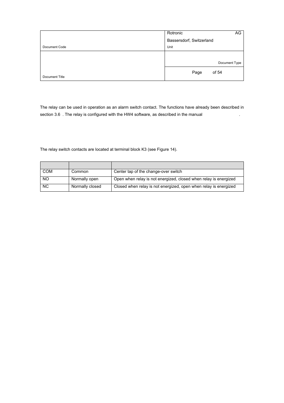 E-m-pf4-v1_00, 6 relay | ROTRONIC PF4 User Manual | Page 42 / 54