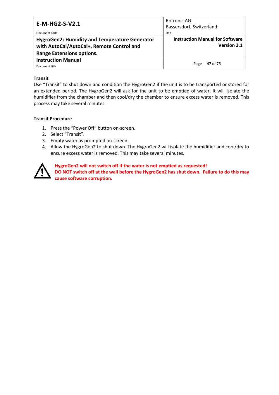 E-m-hg2-s-v2.1 | ROTRONIC Hygrogen2 User Manual | Page 51 / 75