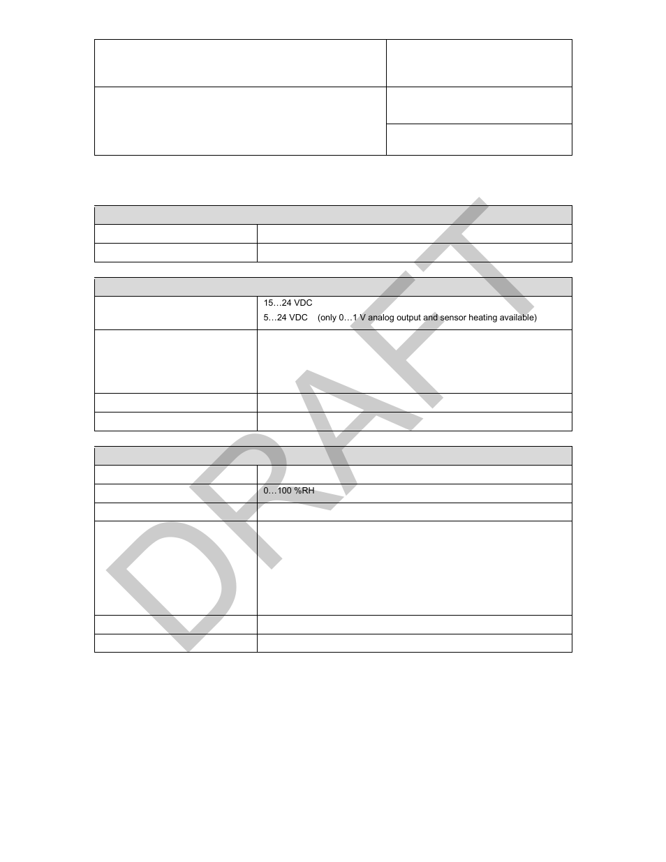 Technical data, Draft, E-m-hm4-v0_08 | 10 technical data | ROTRONIC HM4 User Manual | Page 33 / 41