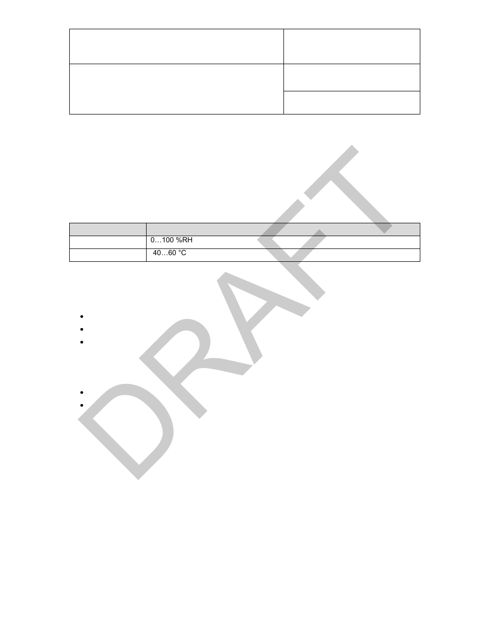 Analog outputs, Draft | ROTRONIC HM4 User Manual | Page 9 / 41