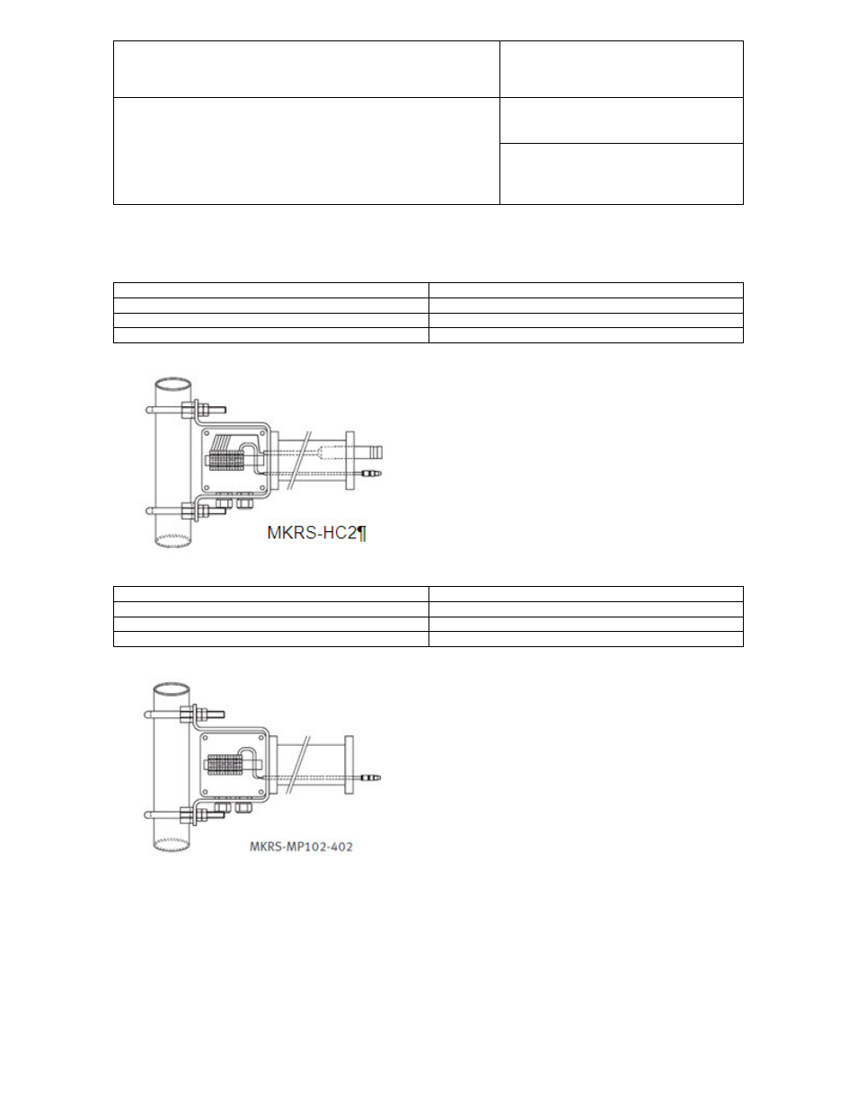Mounting arms for rs12t / rs24t | ROTRONIC RS24T User Manual | Page 9 / 17
