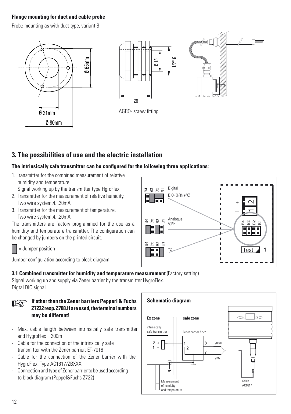 ROTRONIC ATEX User Manual | Page 12 / 36