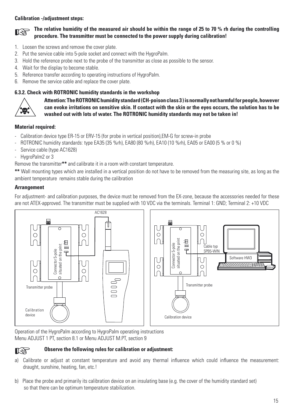 ROTRONIC ATEX User Manual | Page 15 / 36