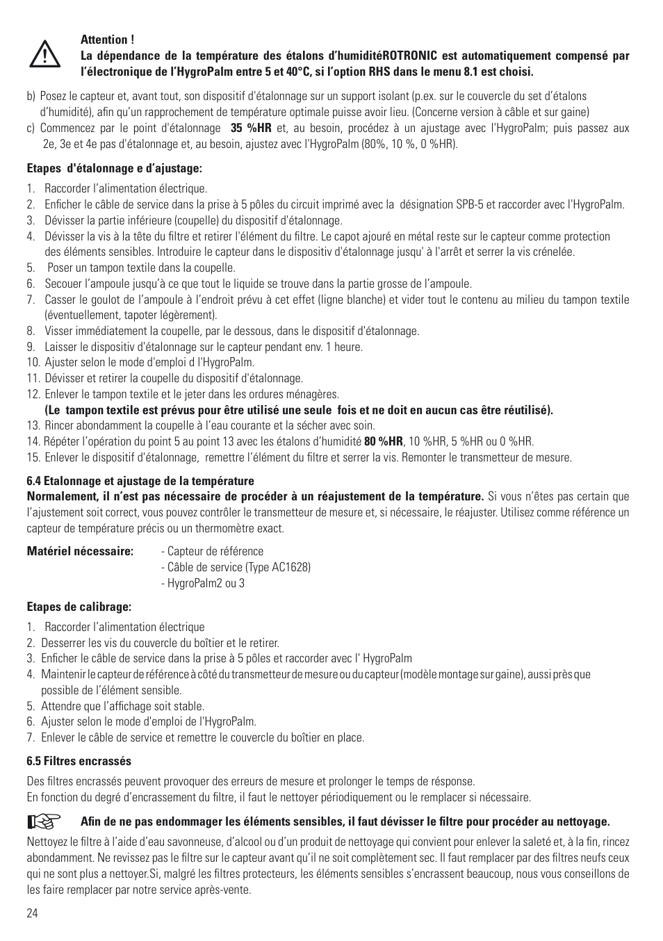 ROTRONIC ATEX User Manual | Page 24 / 36