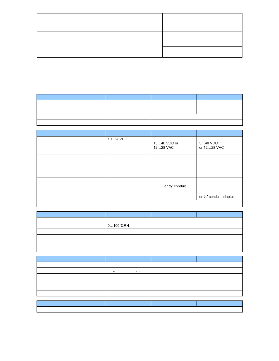 Technical data, Specifications, E-m-hf4-v1_22 | 10 technical data, 1 specifications | ROTRONIC HF4 User Manual | Page 25 / 29