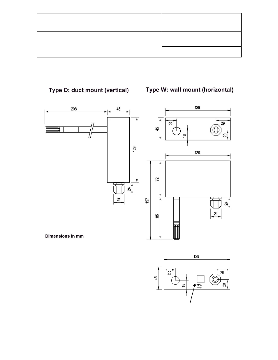 Mechanical configurations and dimensions, E-m-hf4-v1_22, 2mechanical configurations and dimensions | ROTRONIC HF4 User Manual | Page 4 / 29