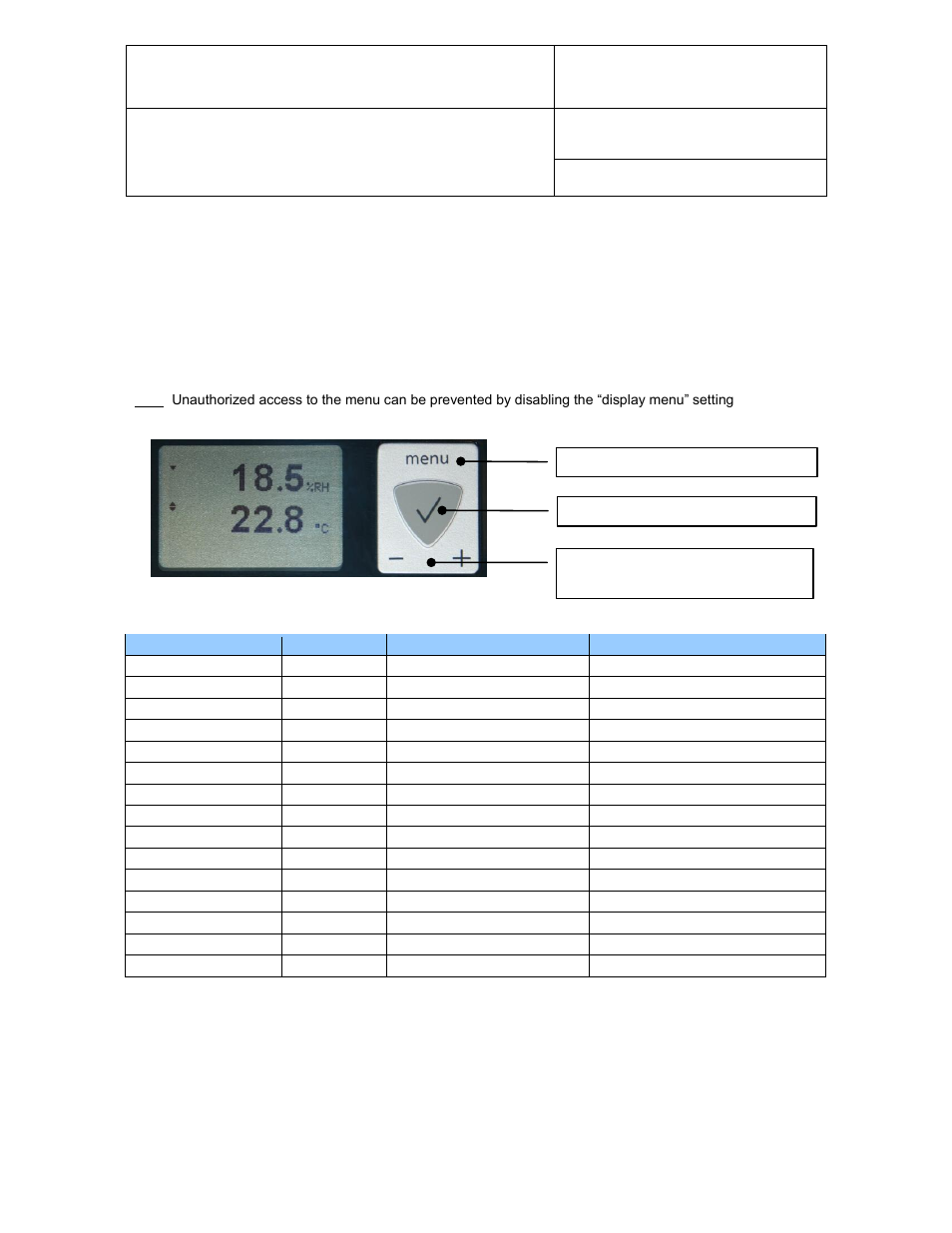 Internal menu (optional keypad and display), E-m-hf5-v1_25, 3 internal menu (optional keypad and display) | ROTRONIC HF5 User Manual | Page 22 / 30