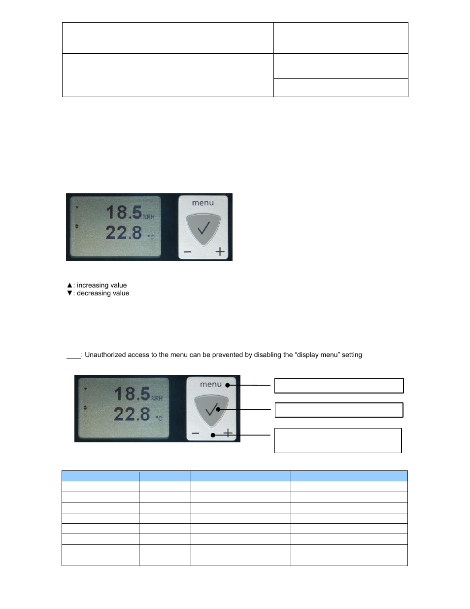Display and keypad option, Internal menu (optional keypad and display), E-m-hf5-v2_12 | 3 display and keypad option, 4 internal menu (optional keypad and display) | ROTRONIC HF5 User Manual | Page 28 / 36