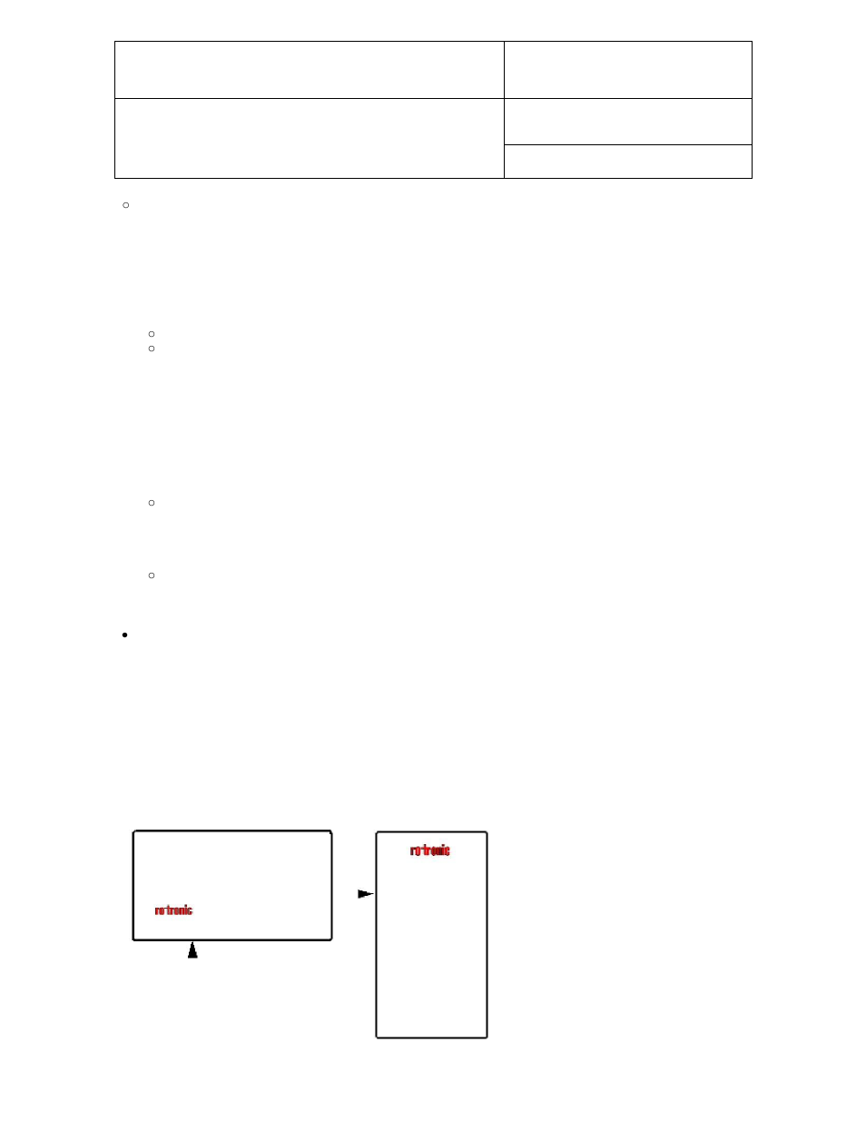 Displayed parameters (optional keypad and display), Maintenance, Service cable | Location of the service connector (mini usb type), E-m-hf5-v2_12, 8maintenance | ROTRONIC HF5 User Manual | Page 30 / 36