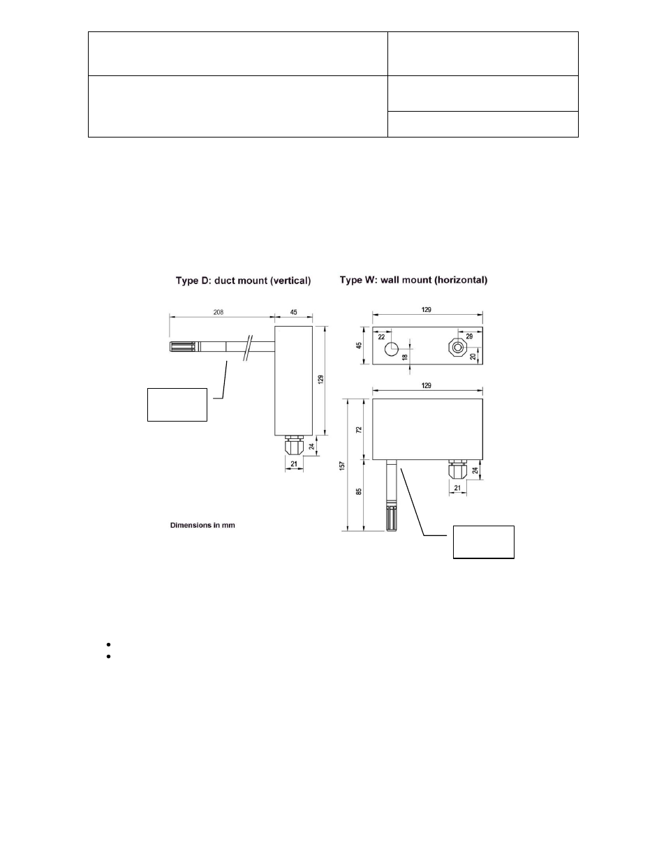 Mechanical configurations and dimensions, Supply voltage up to 40 vdc / 28 vac, E-m-hf5-v2_12 | 2mechanical configurations and dimensions | ROTRONIC HF5 User Manual | Page 4 / 36