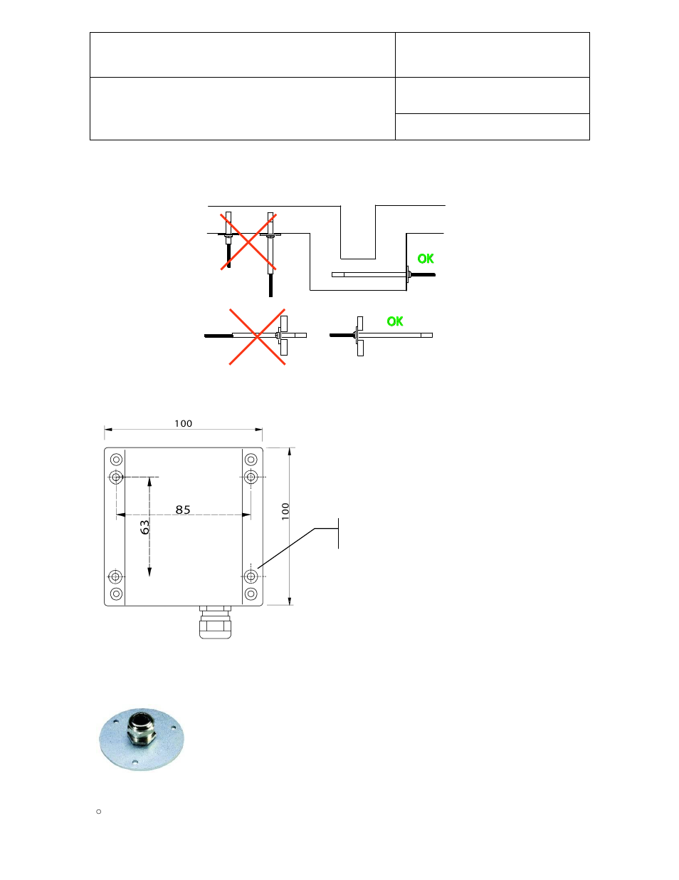 Enclosure installation (hf7 type n and w), Probe installation (hf7 type n, d and a), E-m-hf7-v1_24 | 2 enclosure installation (hf7 type n and w), 3 probe installation (hf7 type n, d and a) | ROTRONIC HF7 User Manual | Page 10 / 23