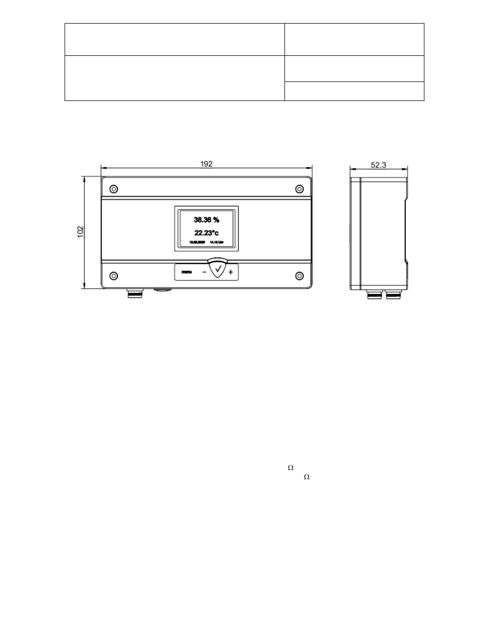 2 dimensional drawings, 3 general description, 1 power supply options | Dimensional drawings, General description, Power supply options, E-m-hf8-v2_10, 2dimensional drawings, 3general description | ROTRONIC HF8 User Manual | Page 4 / 35