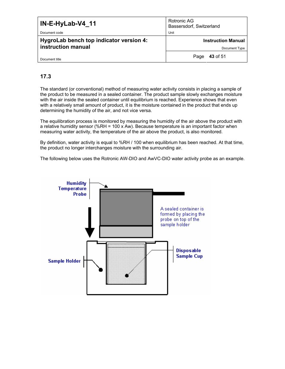 Principle of measurement, In-e-hylab-v4_11, 3 principle of measurement | ROTRONIC HygroLab User Manual | Page 43 / 51