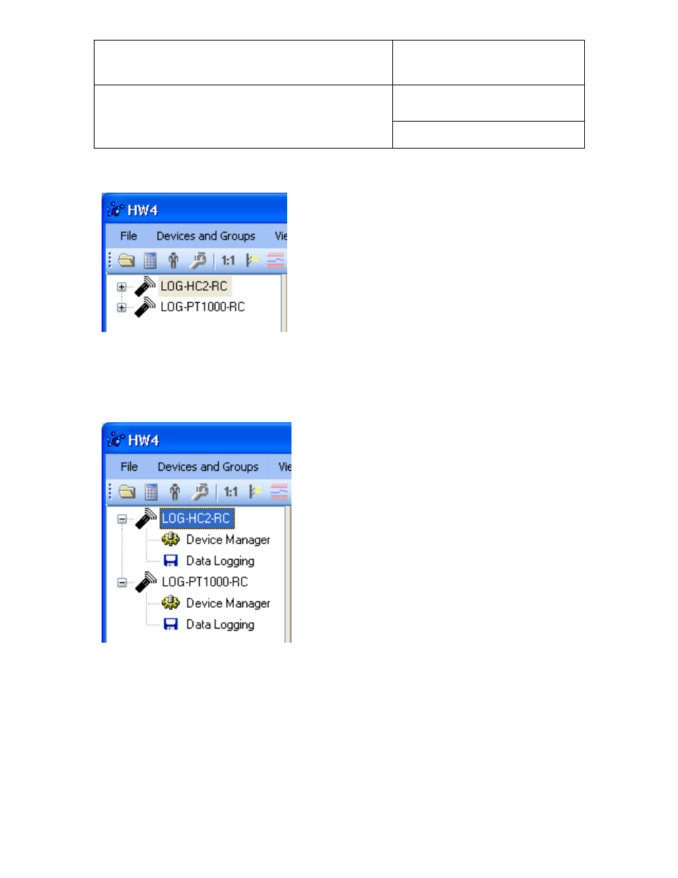 5 hw4 device tree, 6 device manager, Hw4 device tree | Device manager, 5hw4 device tree, 6device manager | ROTRONIC Wireless Datalogger System User Manual | Page 11 / 18