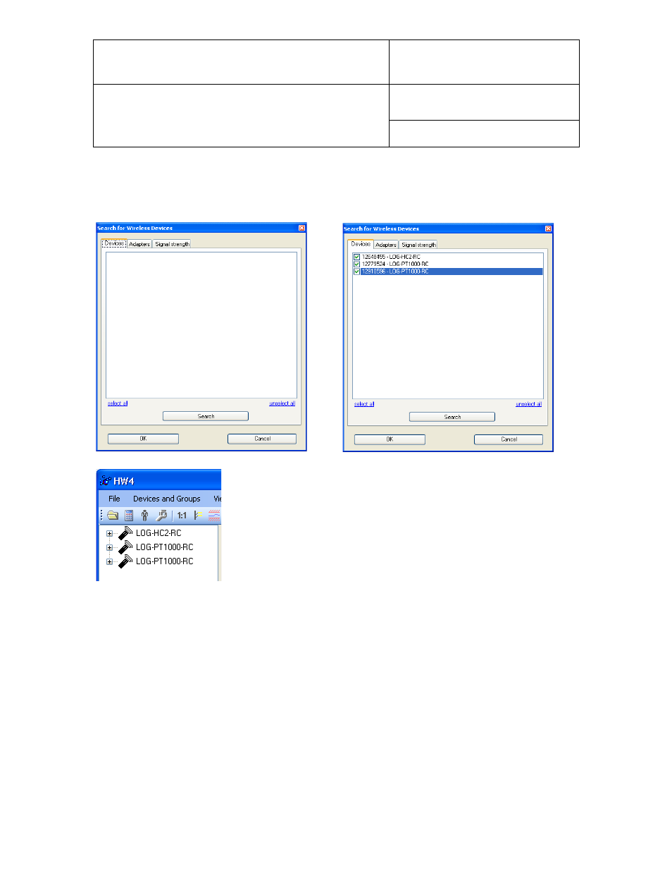 2 devices tab, Devices tab | ROTRONIC Wireless Datalogger System User Manual | Page 9 / 18