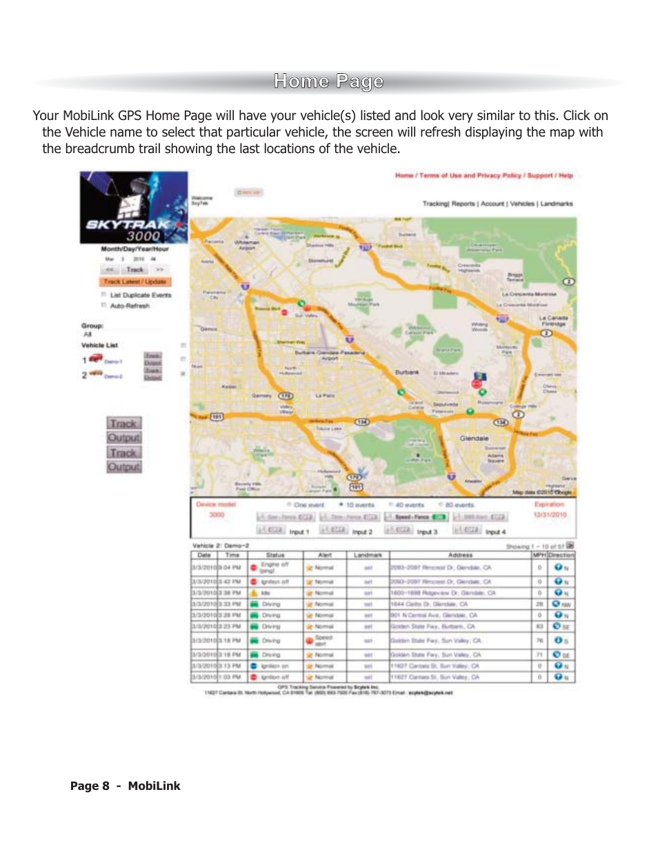 ScyTek Electronics MobiLink GPS User Manual | Page 11 / 19