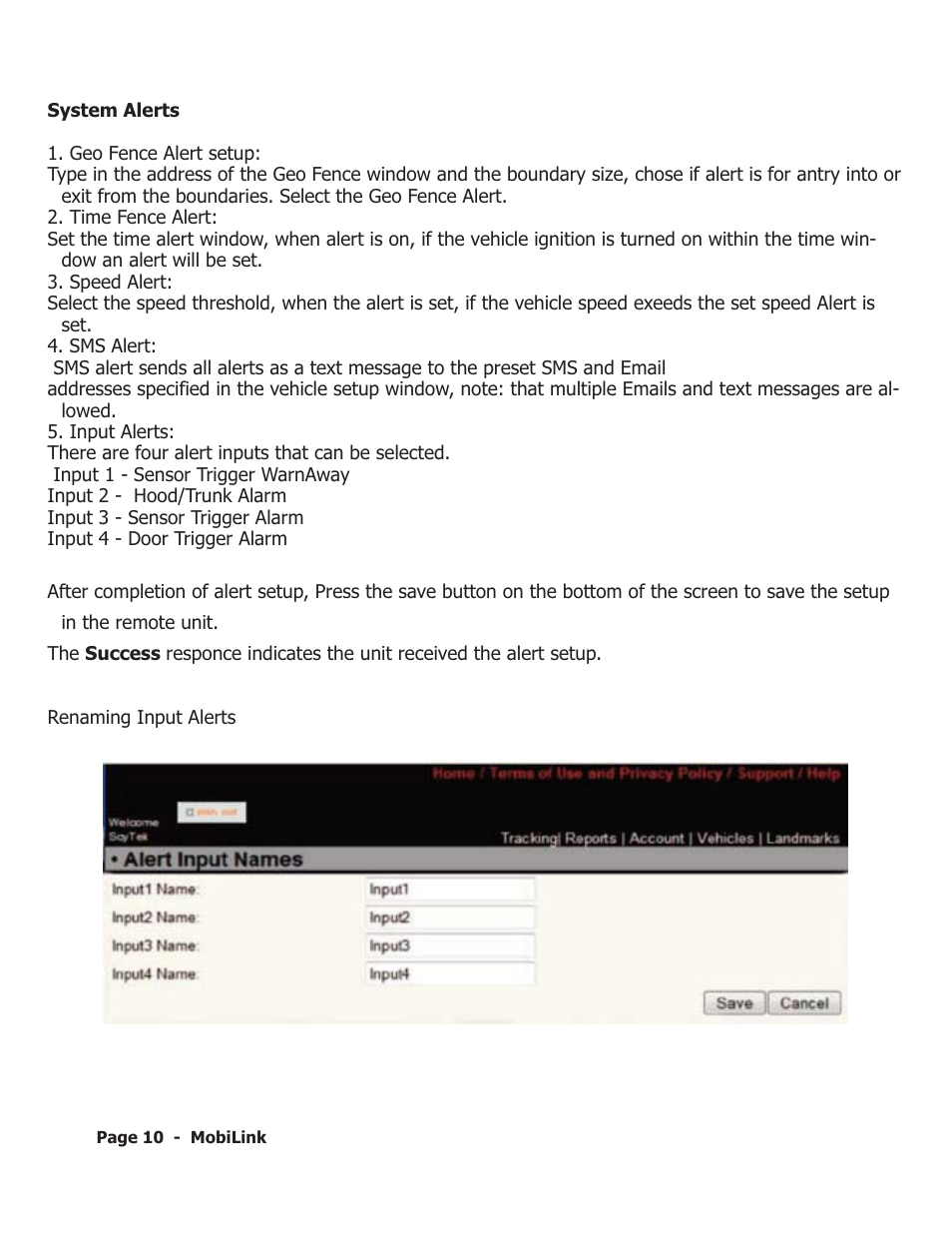 ScyTek Electronics MobiLink GPS User Manual | Page 13 / 19