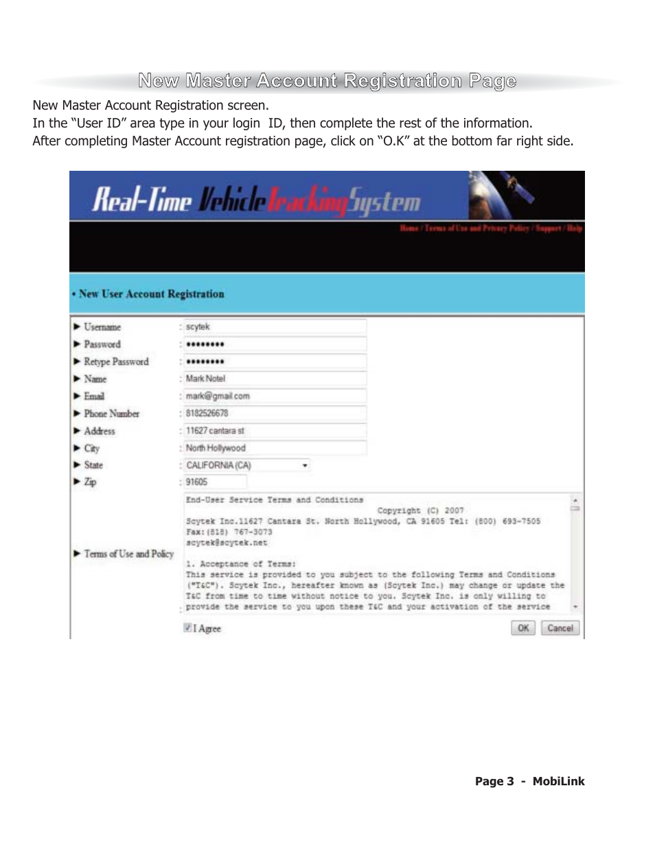ScyTek Electronics MobiLink GPS User Manual | Page 6 / 19