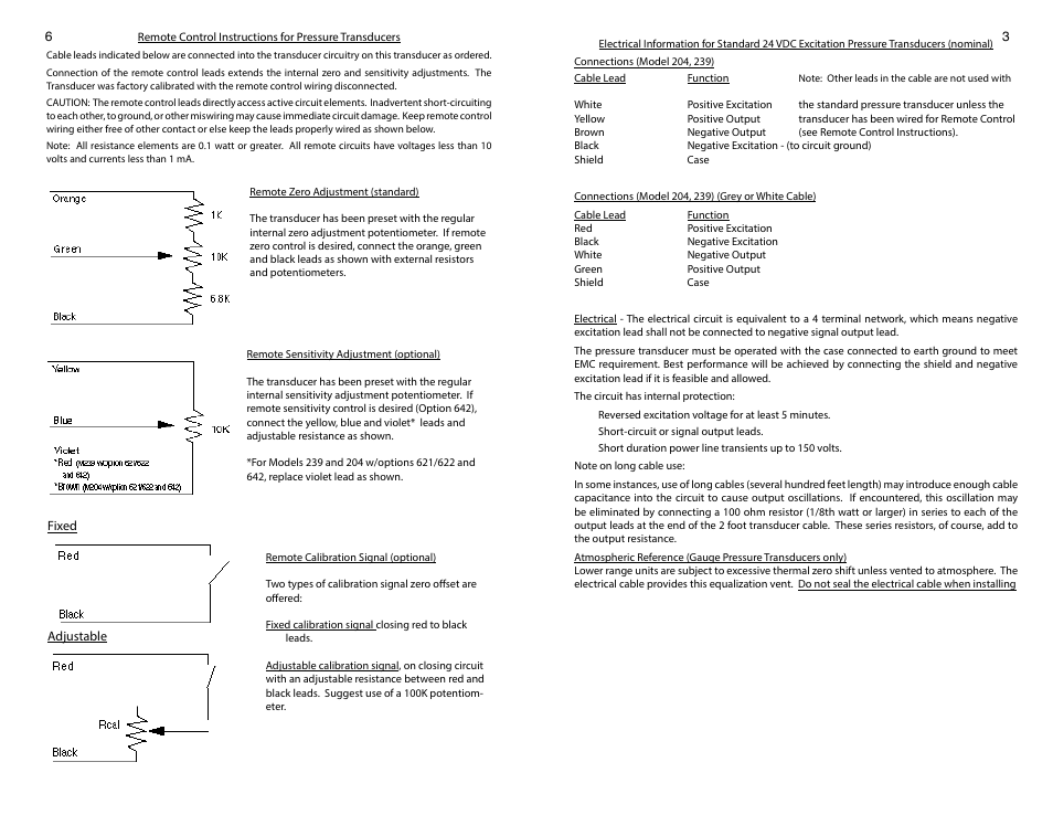 Setra System Model 204D User Manual | Page 3 / 4