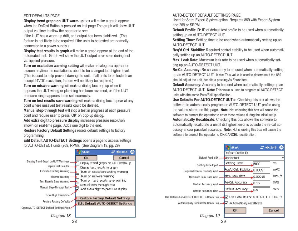 Setra System Model 869 User Manual | Page 28 / 28