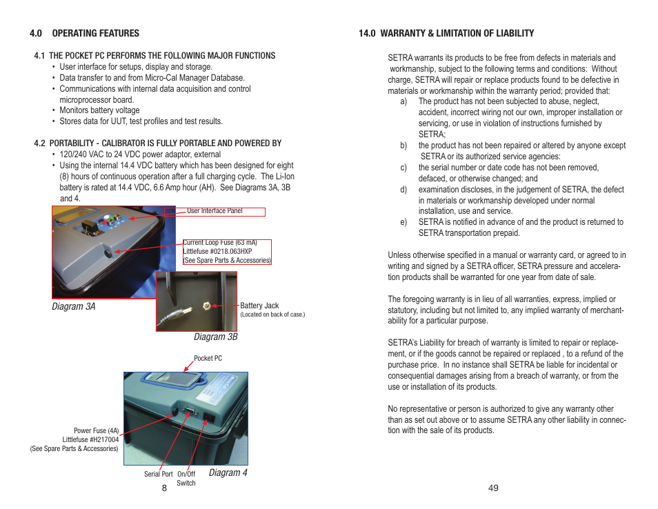 Setra System Model 869 User Manual | Page 8 / 28