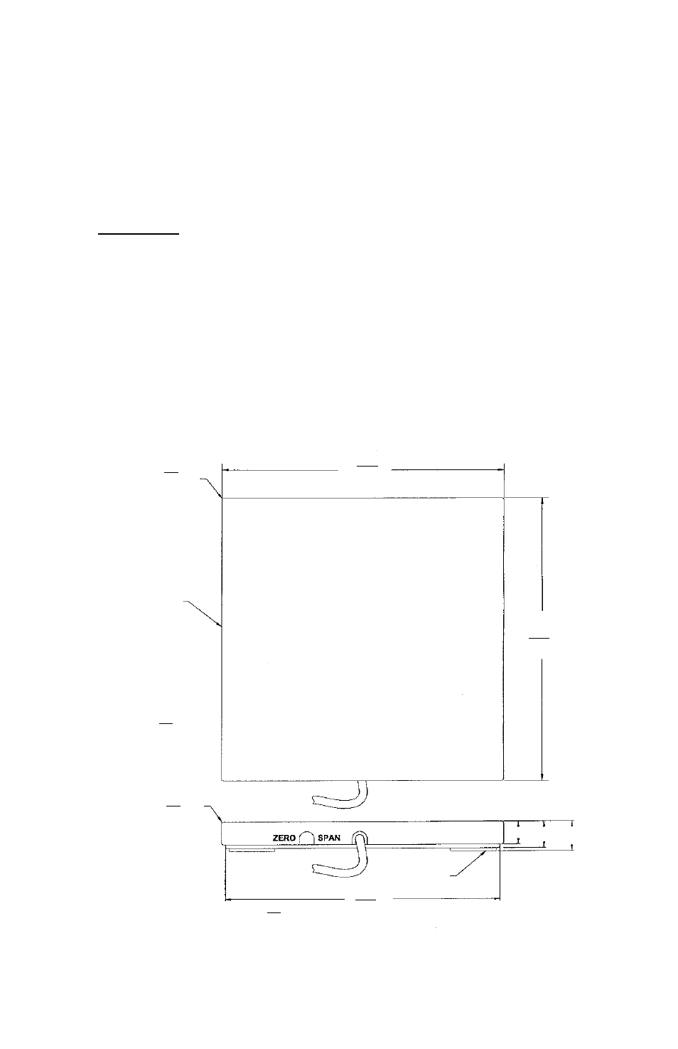 0 model cws performance specifications, 0 dimensional diagram | Setra System Model 321 User Manual | Page 3 / 4