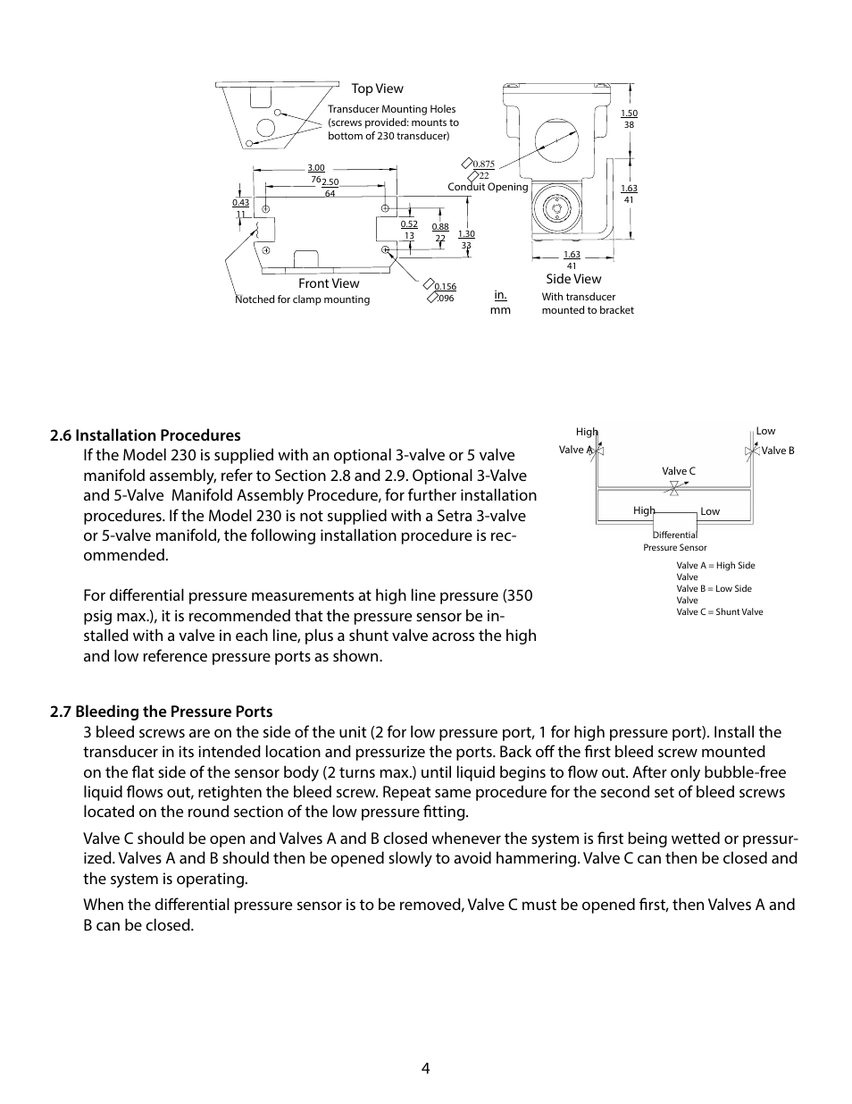 Setra System Model 230 User Manual | Page 4 / 12