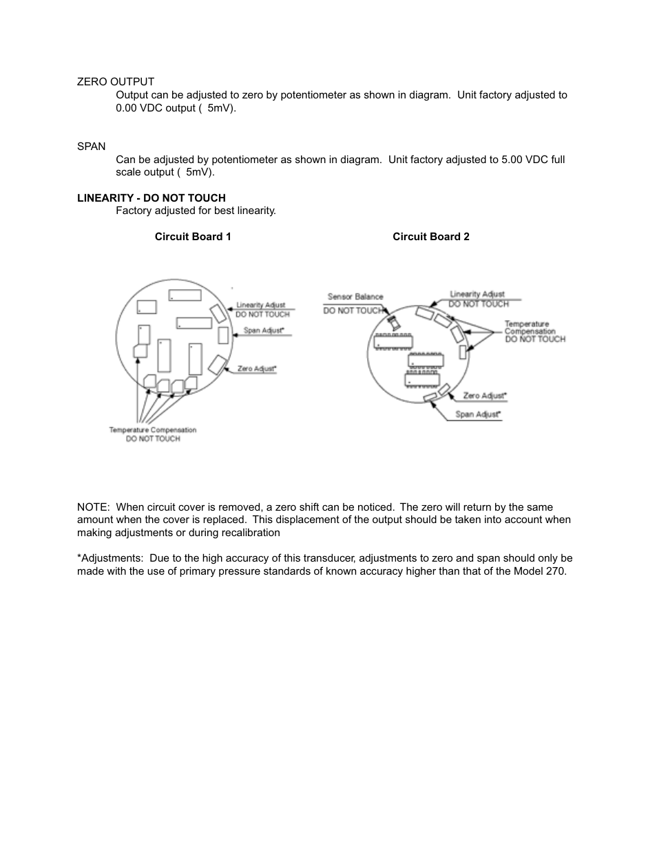 Setra System Model 270 User Manual | Page 2 / 5