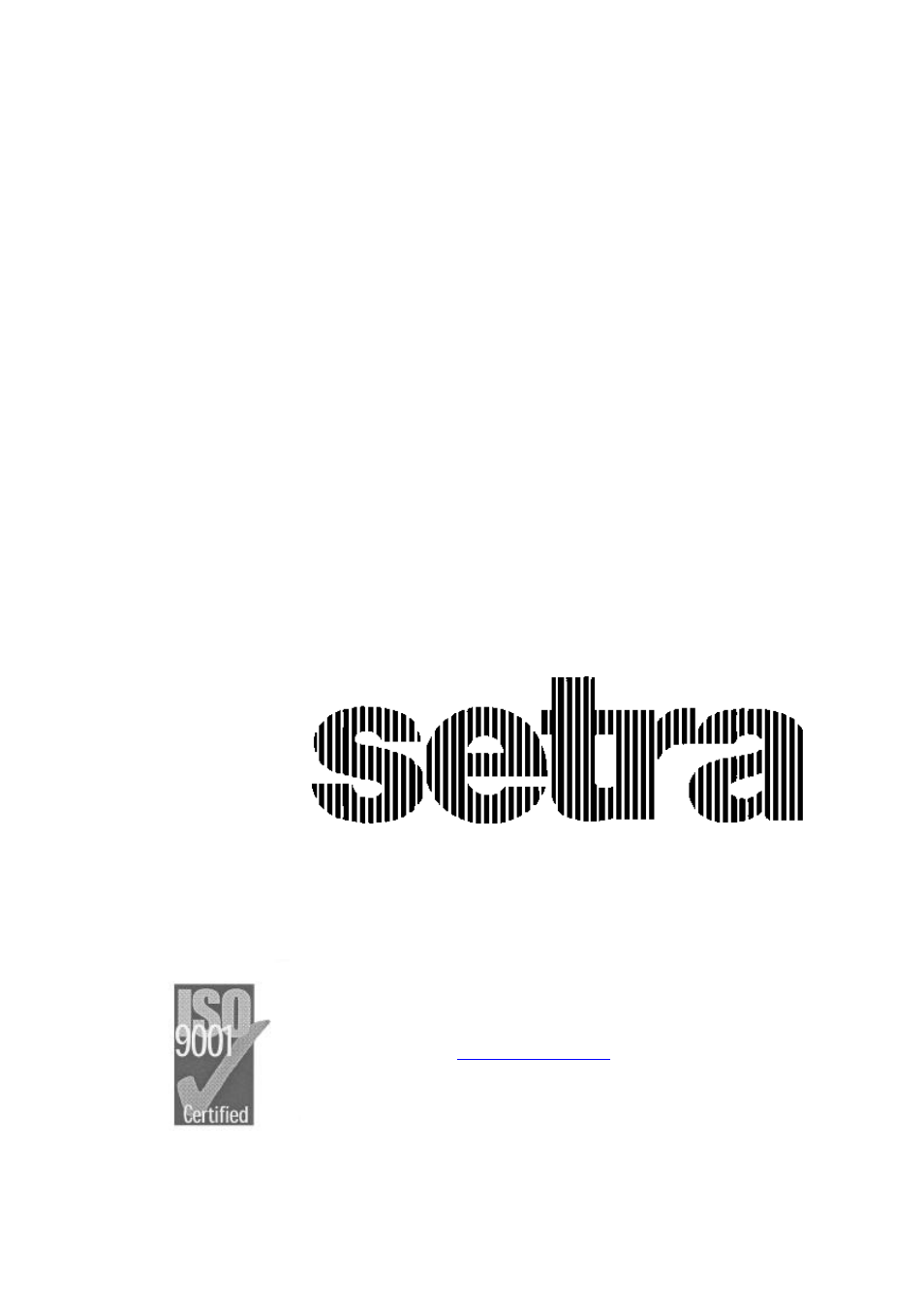 Setra System Model 524 User Manual | 6 pages