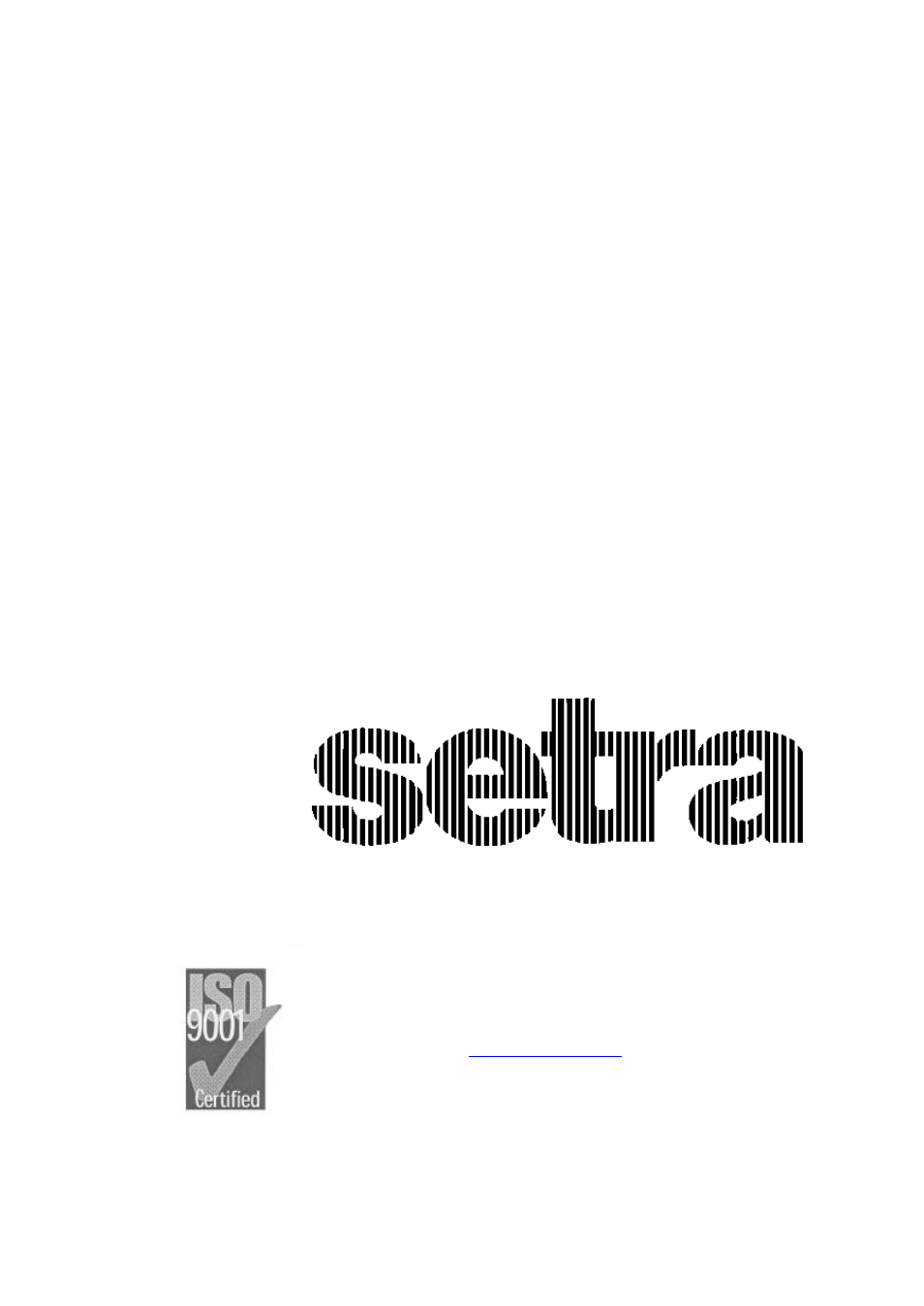 Setra System Model 547 User Manual | 8 pages