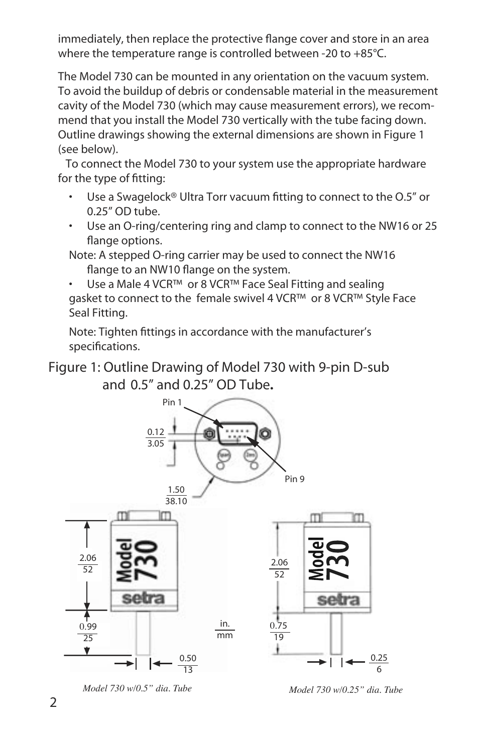 Setra System Model 730 User Manual | Page 5 / 16
