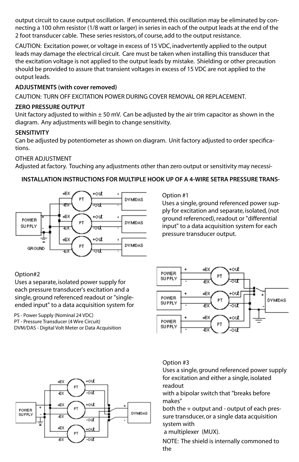 Setra System Model 205-2 User Manual | Page 2 / 4