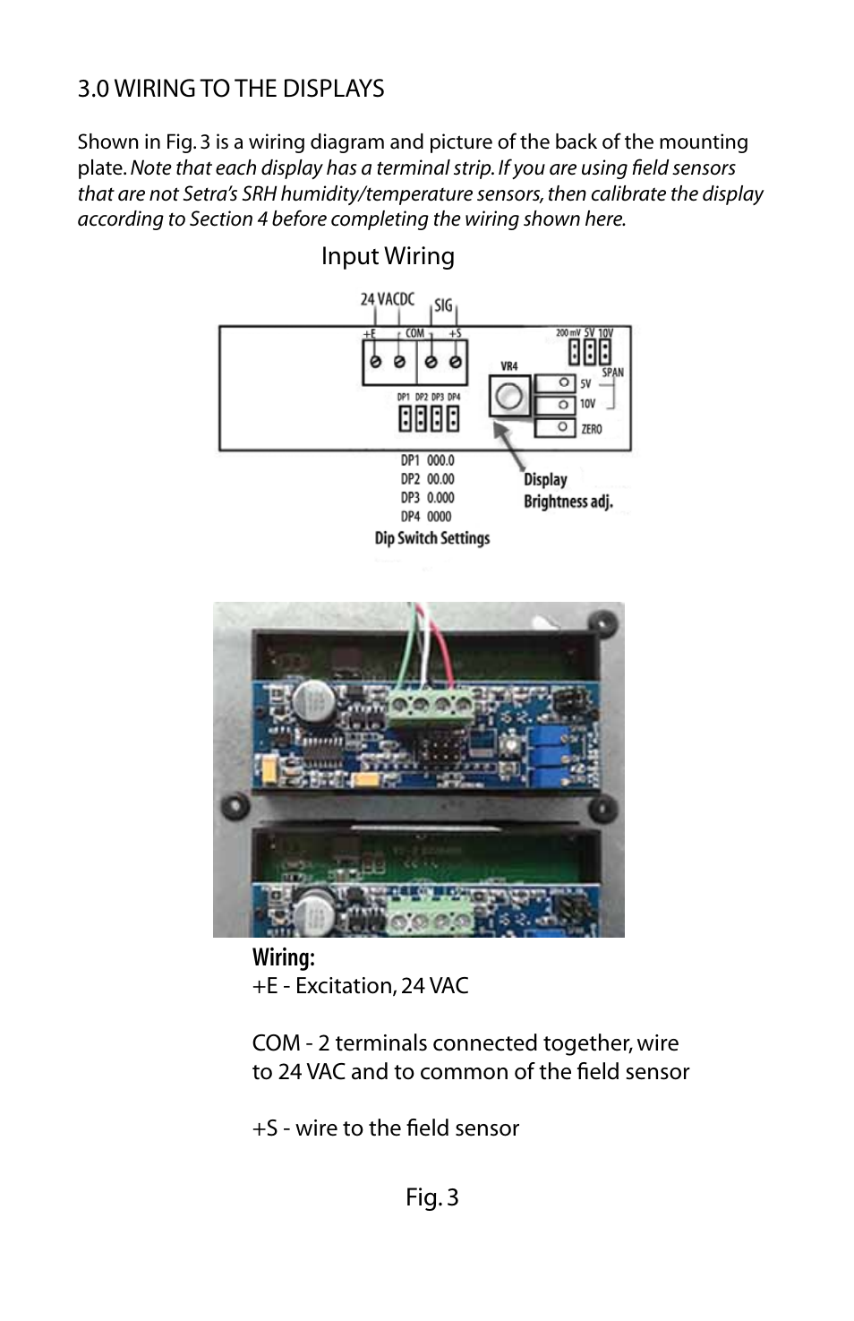 Setra System Model SRMD User Manual | Page 3 / 8