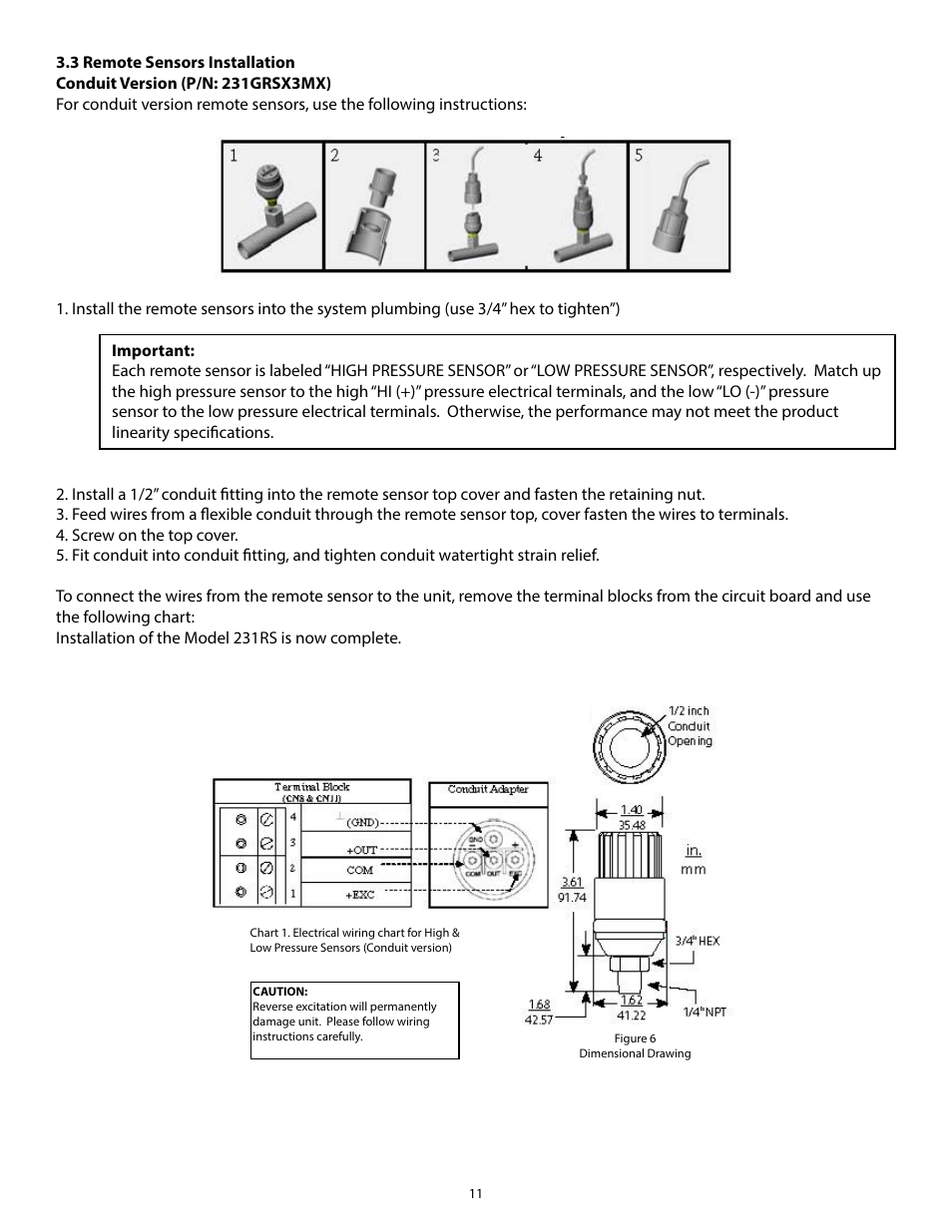 Setra System Model 231RS User Manual | Page 11 / 16