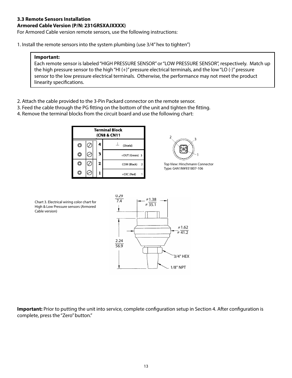 Setra System Model 231RS User Manual | Page 13 / 16