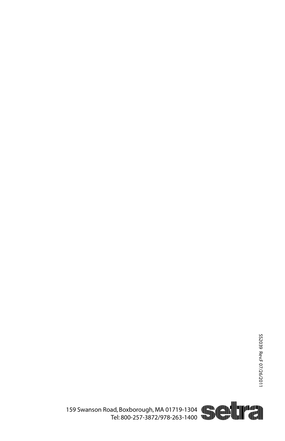 Setra System 267MR User Manual | Page 14 / 14
