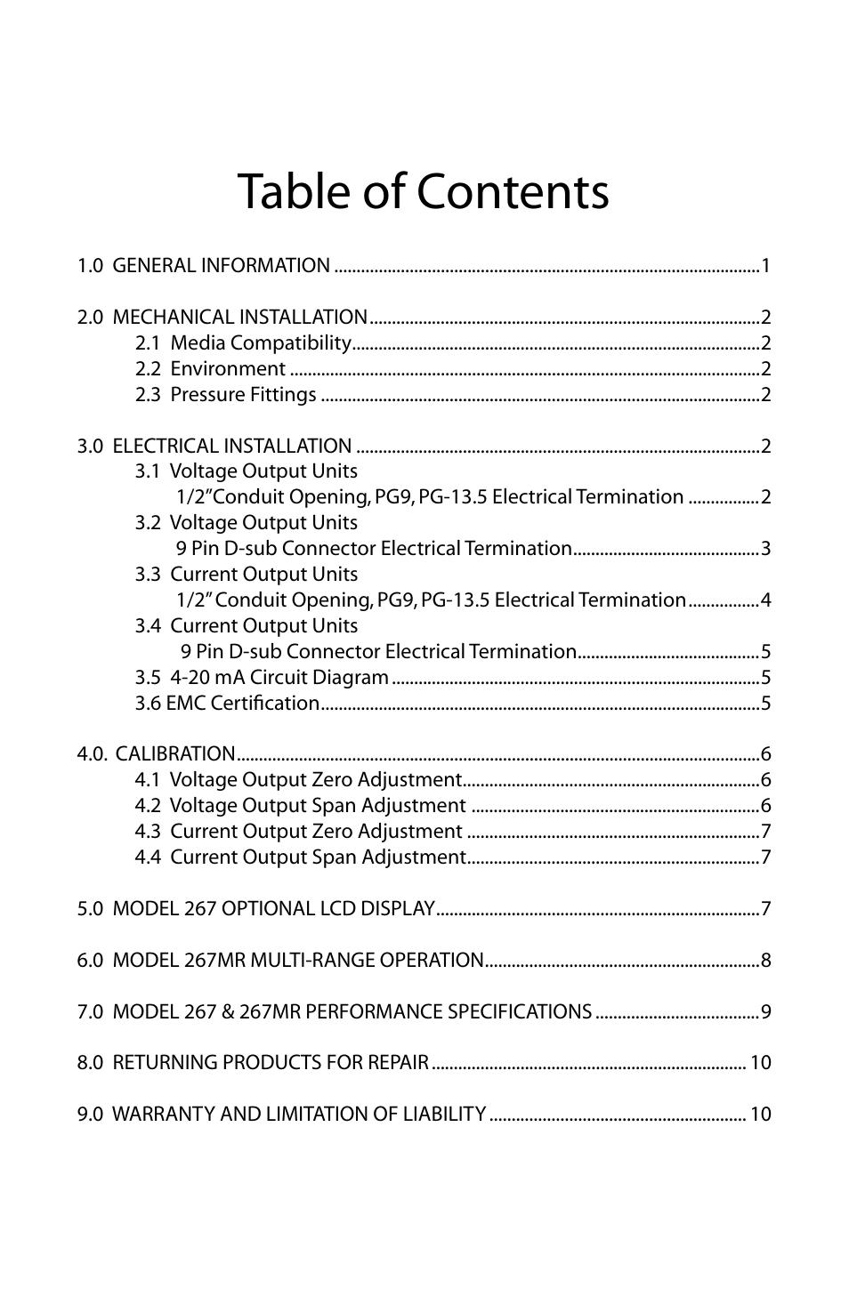 Setra System 267MR User Manual | Page 3 / 14