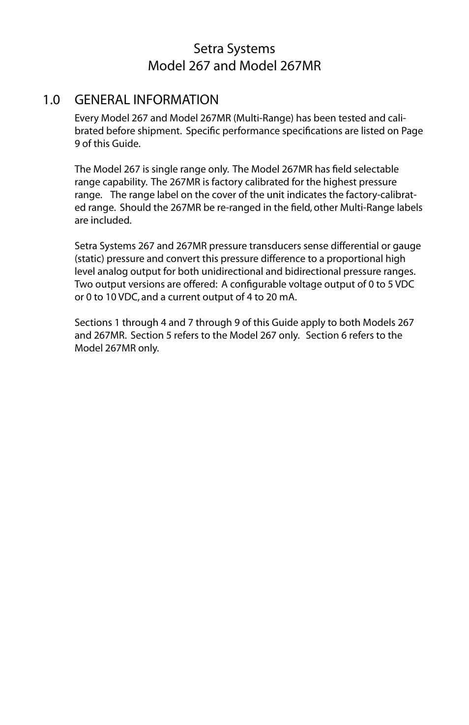 Setra System 267MR User Manual | Page 4 / 14