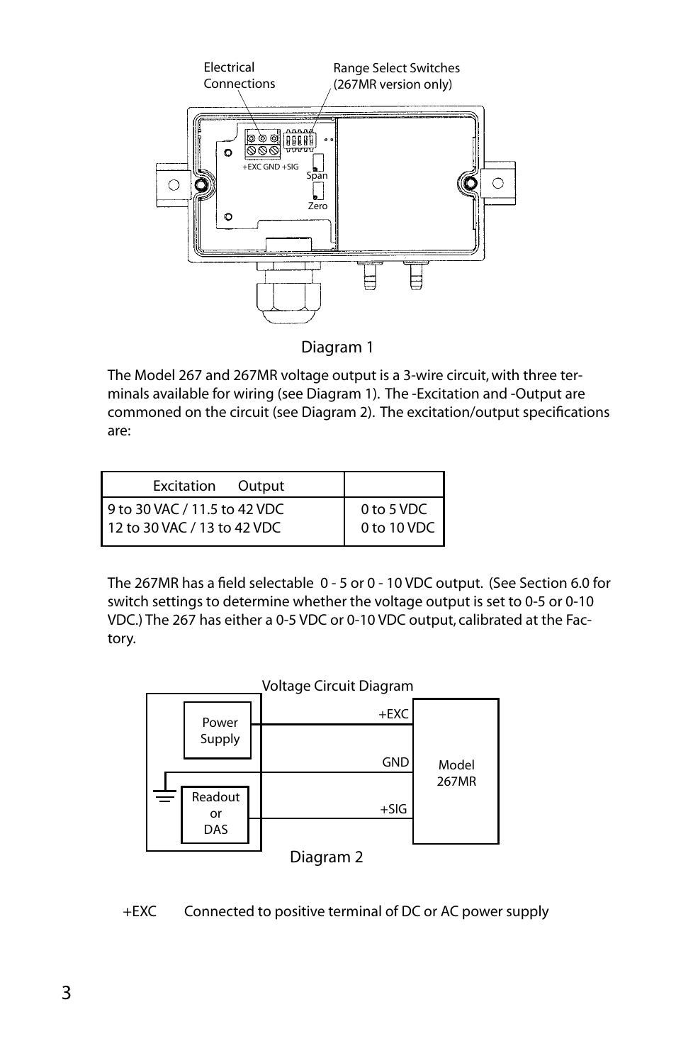 Diagram 2, Diagram 1 | Setra System 267MR User Manual | Page 6 / 14