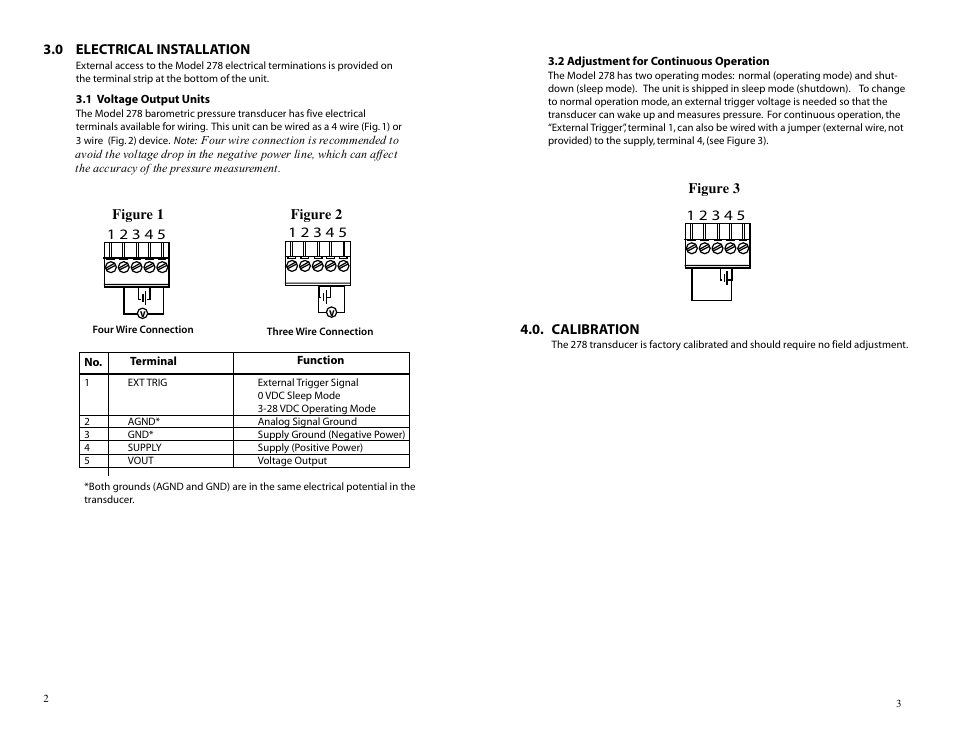 Setra System Model 278 User Manual | Page 2 / 2