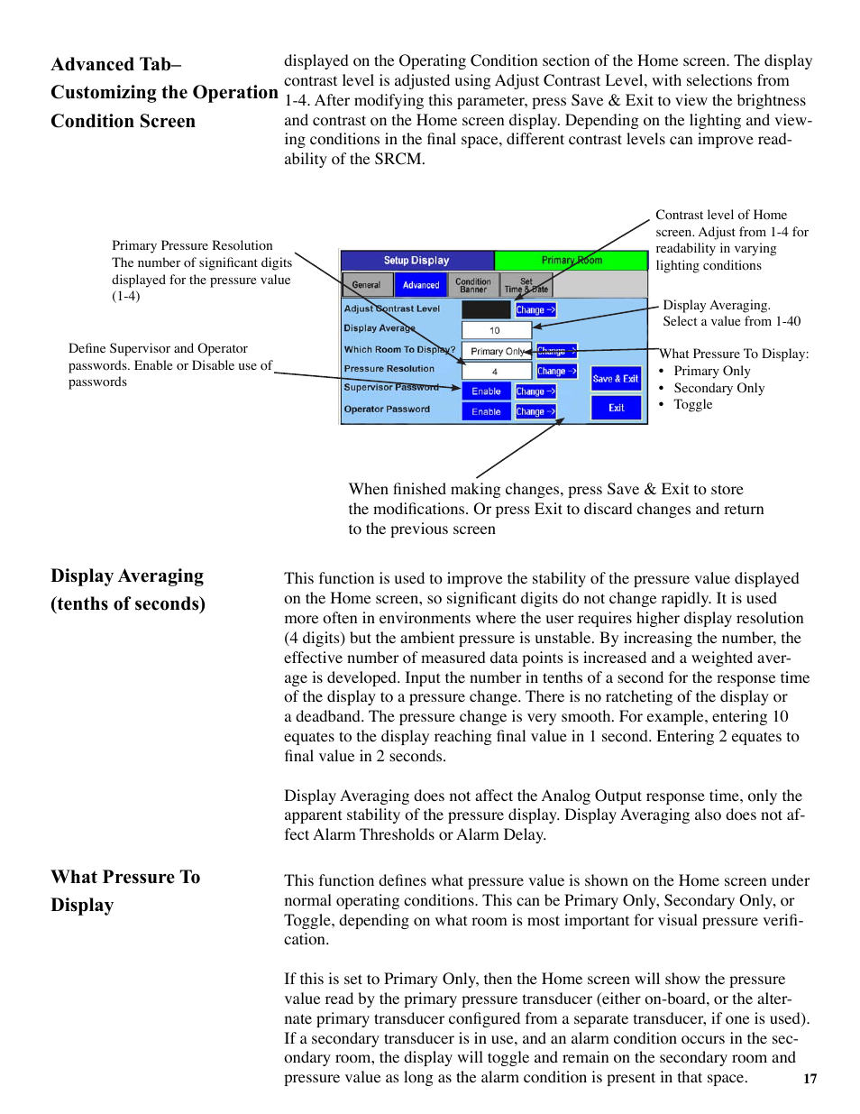 Setra System SRCM User Manual | Page 17 / 43