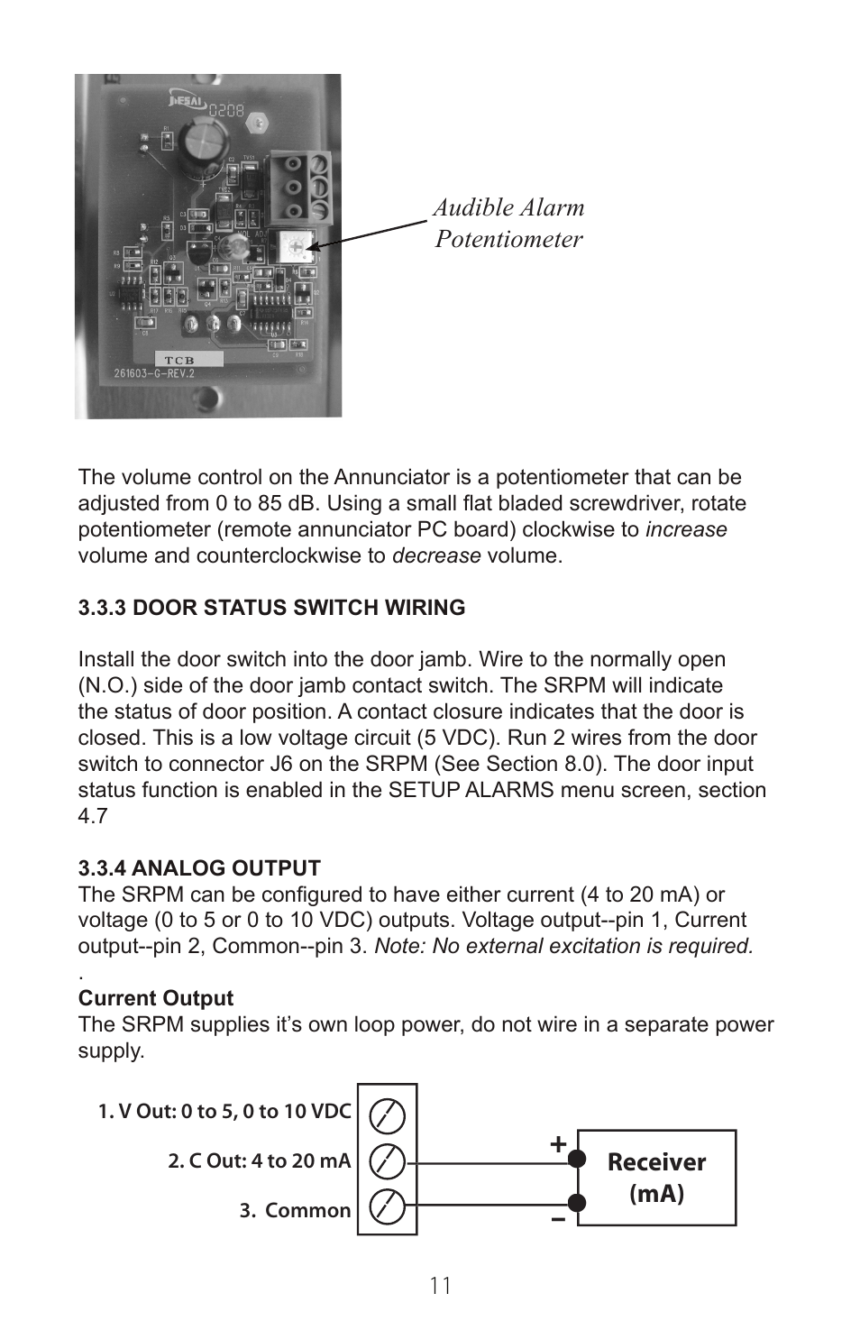 Setra System SRPM User Manual | Page 11 / 28