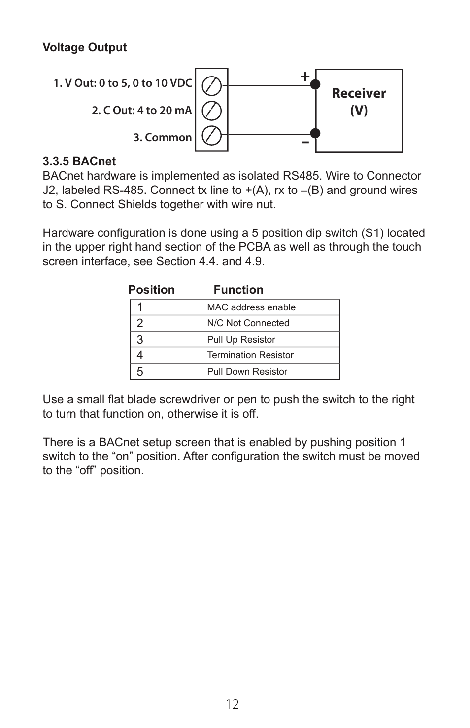 Setra System SRPM User Manual | Page 12 / 28