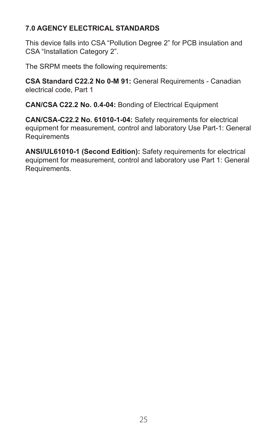 Setra System SRPM User Manual | Page 25 / 28