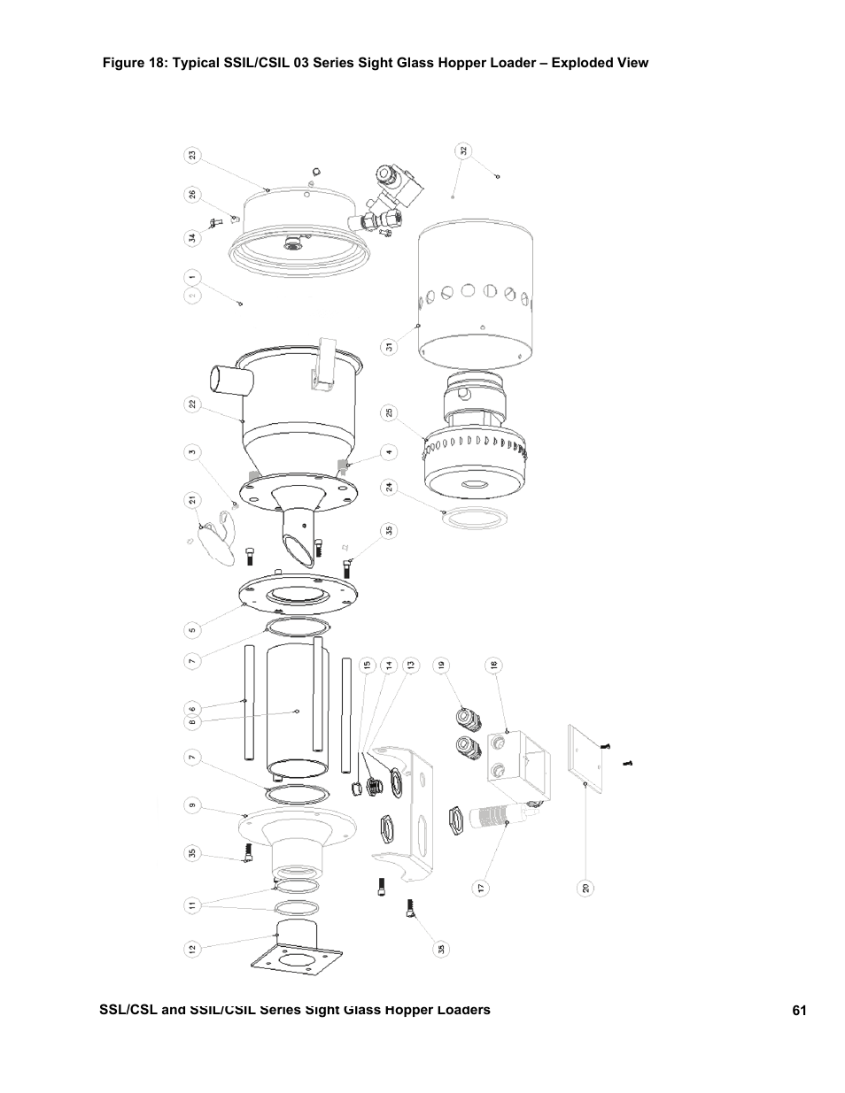 Sterlco SSL and SSIL Series Hopper Loaders User Manual | Page 61 / 69